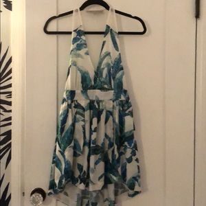 Blessed are the Meek tropical print dress. Sz 0.